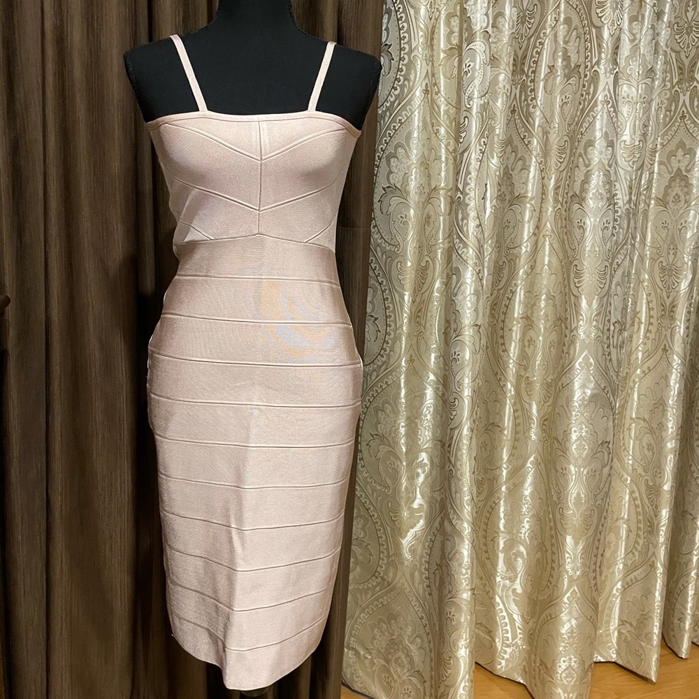 Bandage slim  with shoulder straps dress